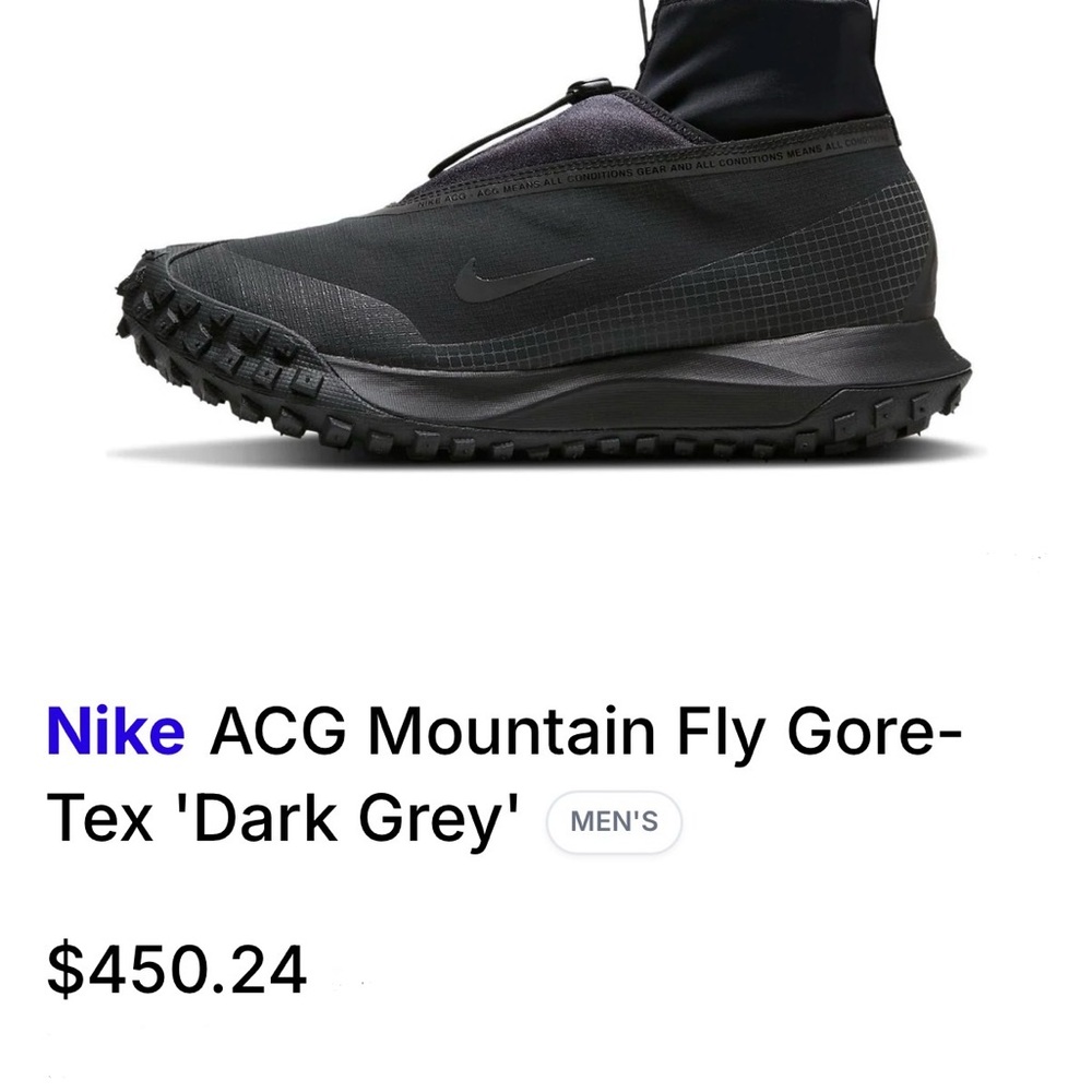 Nike ACG Mountain Fly Gore-Tex Men's Shoes - Black
